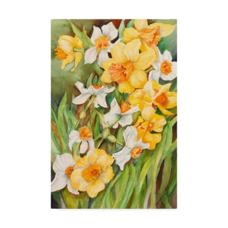 Joanne Porter 'Early Spring Flowers' Canvas Art,30x47